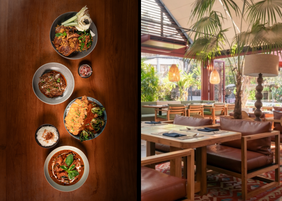 Food & interiors at NOAA Asian Bistro in Seminyak Bali Indonesia