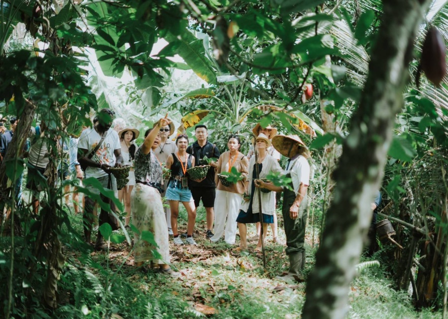 Farm tour special program for Ubud Food Festival in Bali, Indonesia