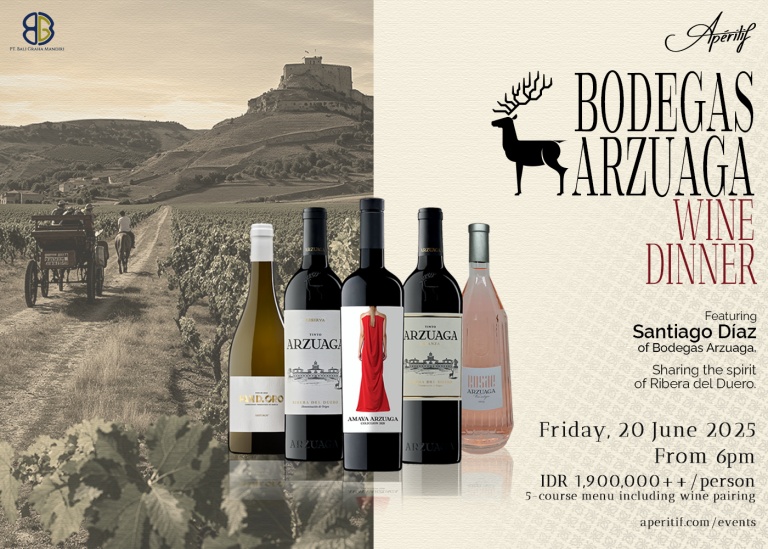 Bodegas Arzuaga Wine Dinner at Apéritif