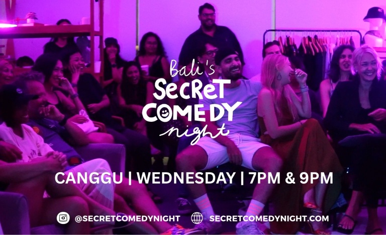 Secret Comedy Night in Canggu – 7PM & 9PM