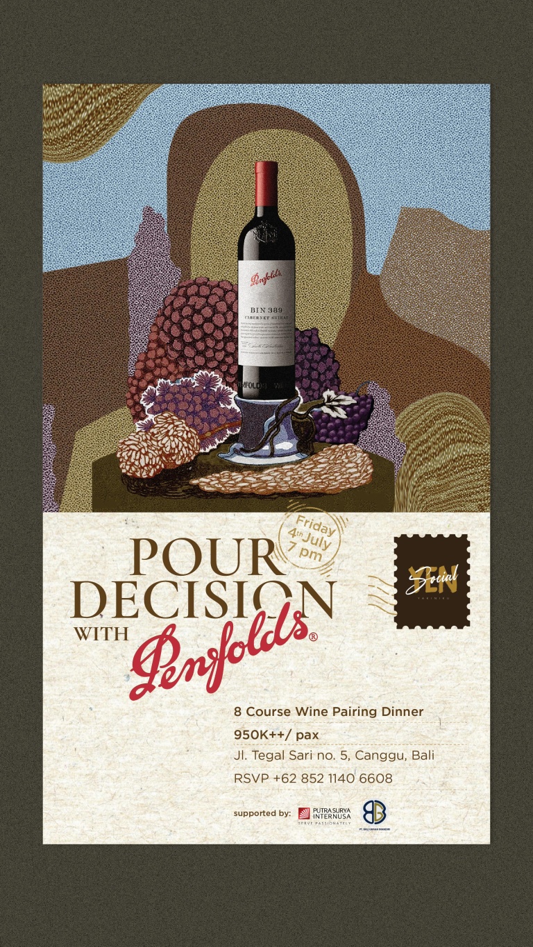 Yen Social Bali: Pour Decision with Penfolds
