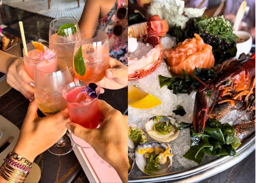 Sundara Pink Sunday Brunch in Jimbaran Bali indonesia