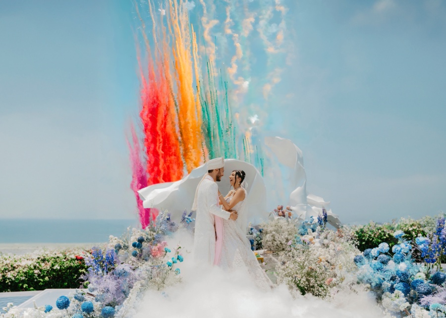 We met the experts behind Bali’s most colourful Indian weddings – AKA the unstoppable Wonderland Bali events team