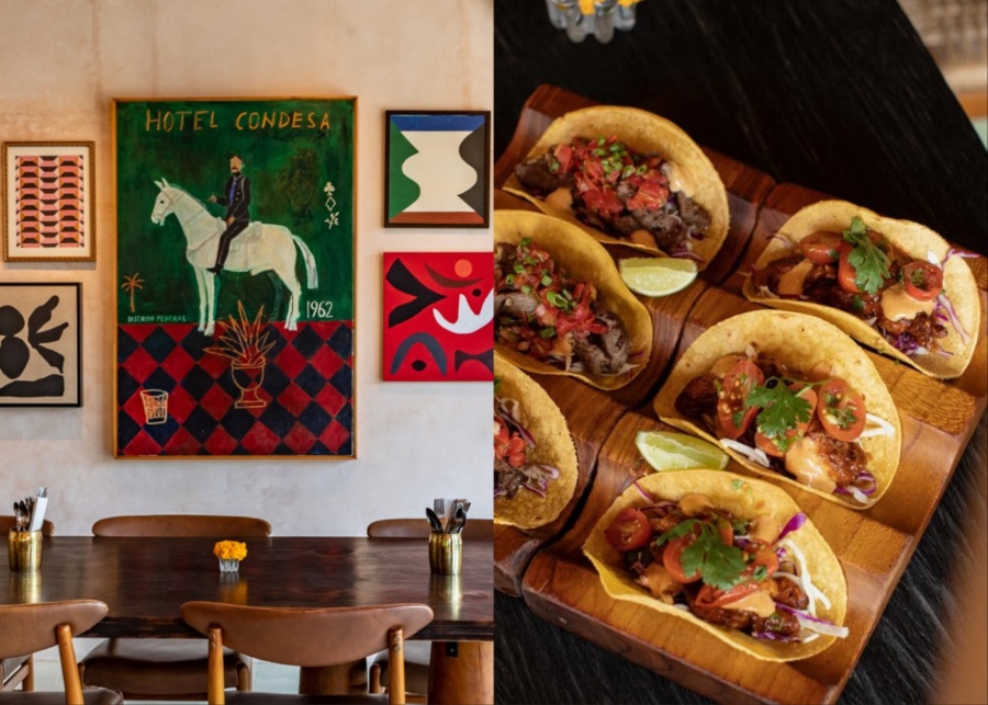 Tacos at Lacalita Mexican restaurant in Canggu, Bali with kid friendly food options