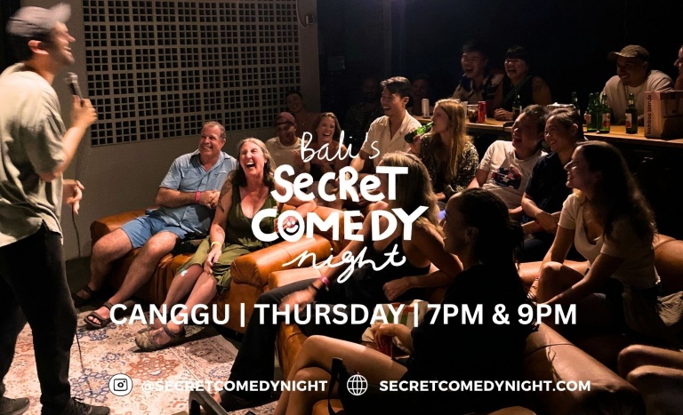 Secret Comedy Night – Crowd Work Show in Canggu 7PM & 9PM