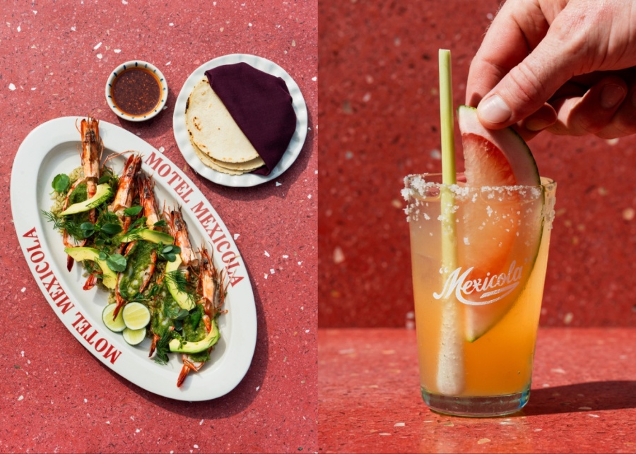 Mexican food and cocktails at Motel Mexicola restaurant in Seminyak, Bali, Indonesia