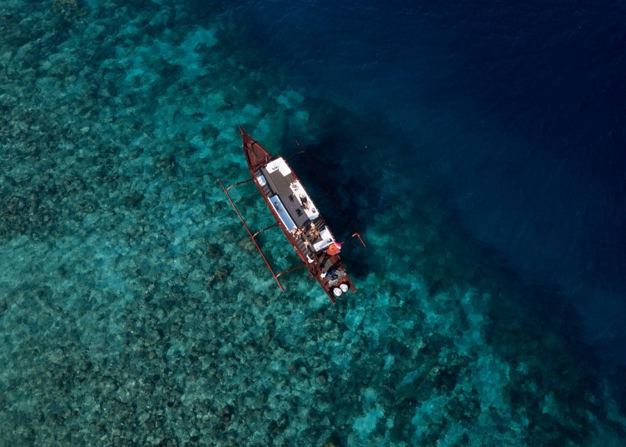 The Princess Margaux boat trip with Pondok Santi Estate around Gili Trawangan island in Lombok