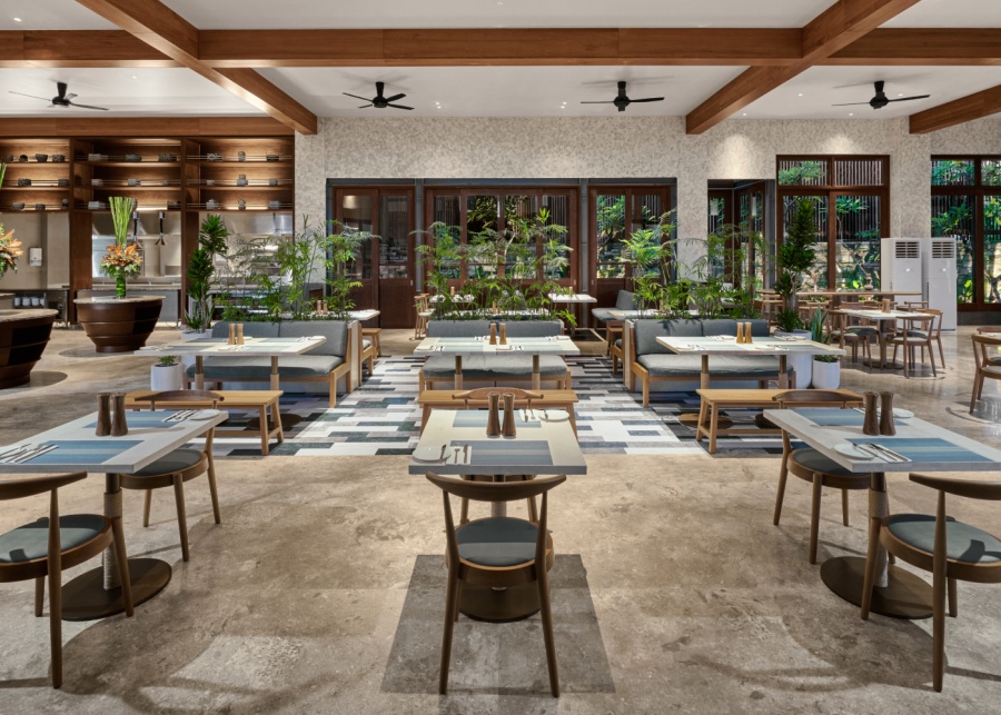 The interiors at Roomah - a signature restaurant at Holiday Inn Resort Bali Canggu
