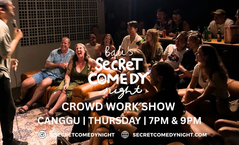 Secret Comedy Night – Crowd Work Show in Canggu – July 31st