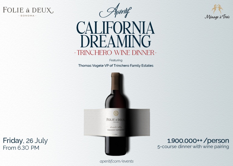 California Dreaming – Trinchero Wine Dinner | Honeycombers