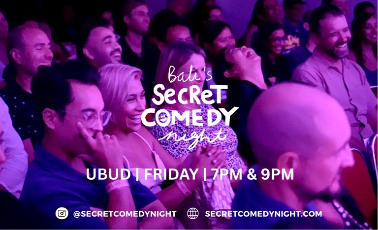 Secret Comedy Night in Ubud – Bali’s Most Popular Stand-Up Comedy Show at 7PM & 9PM | Honeycombers