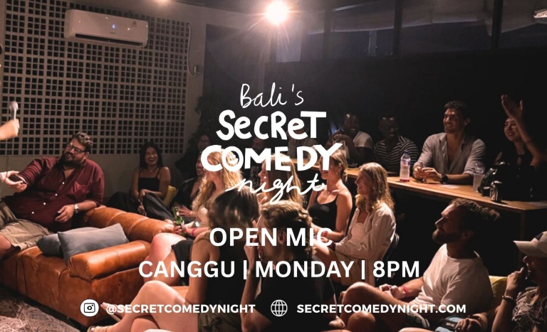 Secret Comedy Night – Open Mic Night in Canggu – July 28th