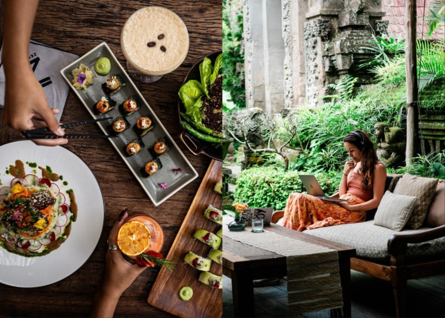 Vegan brunch at Zest Cafe in Ubud Bali Indonesia