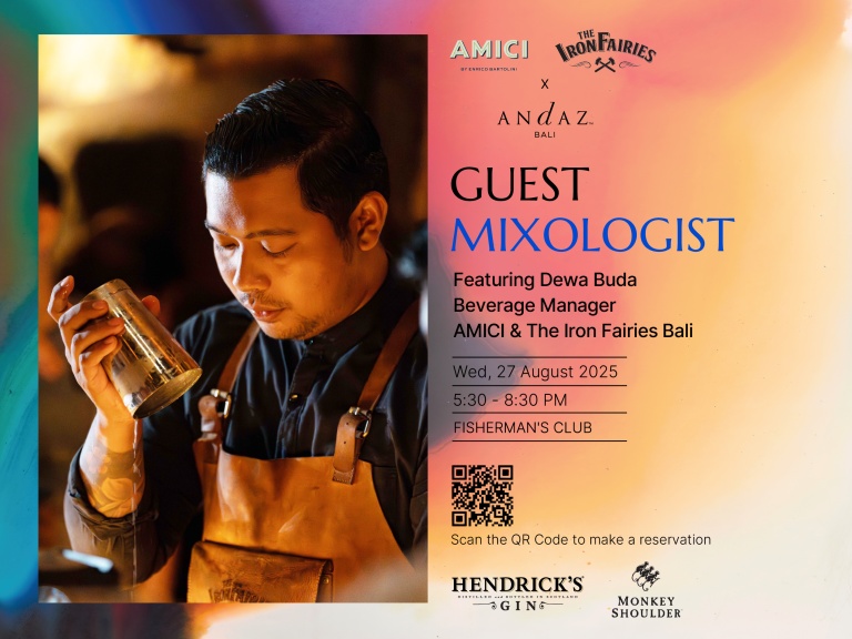 Guest Mixologist at Andaz Bali
