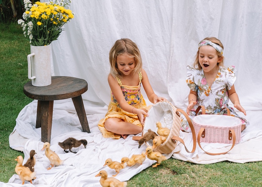 Indigo Kids flower dresses for toddlers - a clothing brand born and made in Bali, Indonesia, with a store in Sanur
