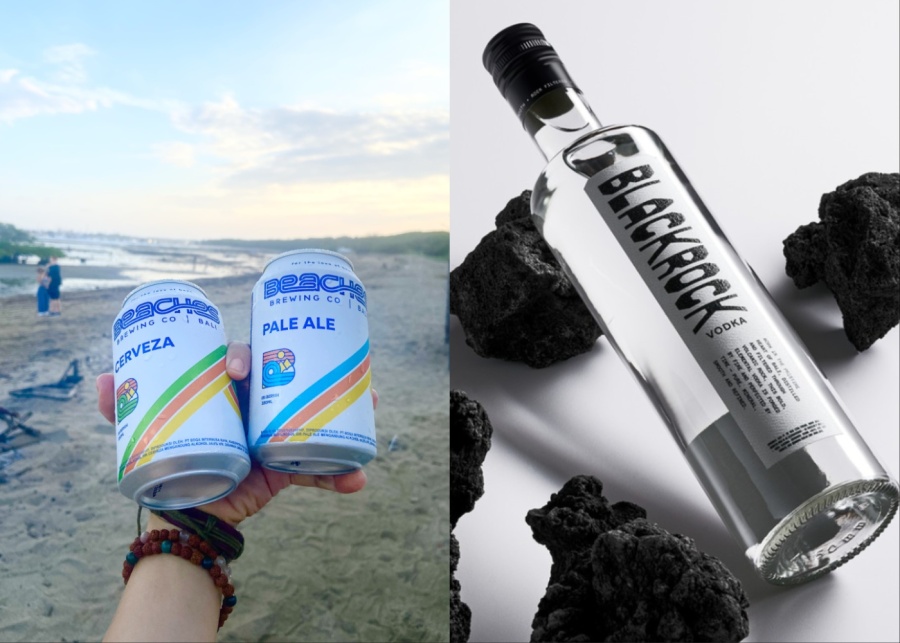 Beaches Beer and Blackrock vodka made in Bali, Indonesia - new brands in 2025