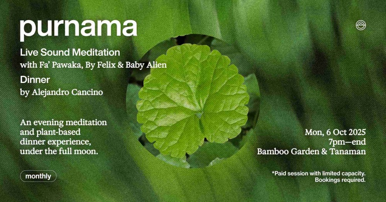 Purnama: Live Sound Meditation and Dinner Experience