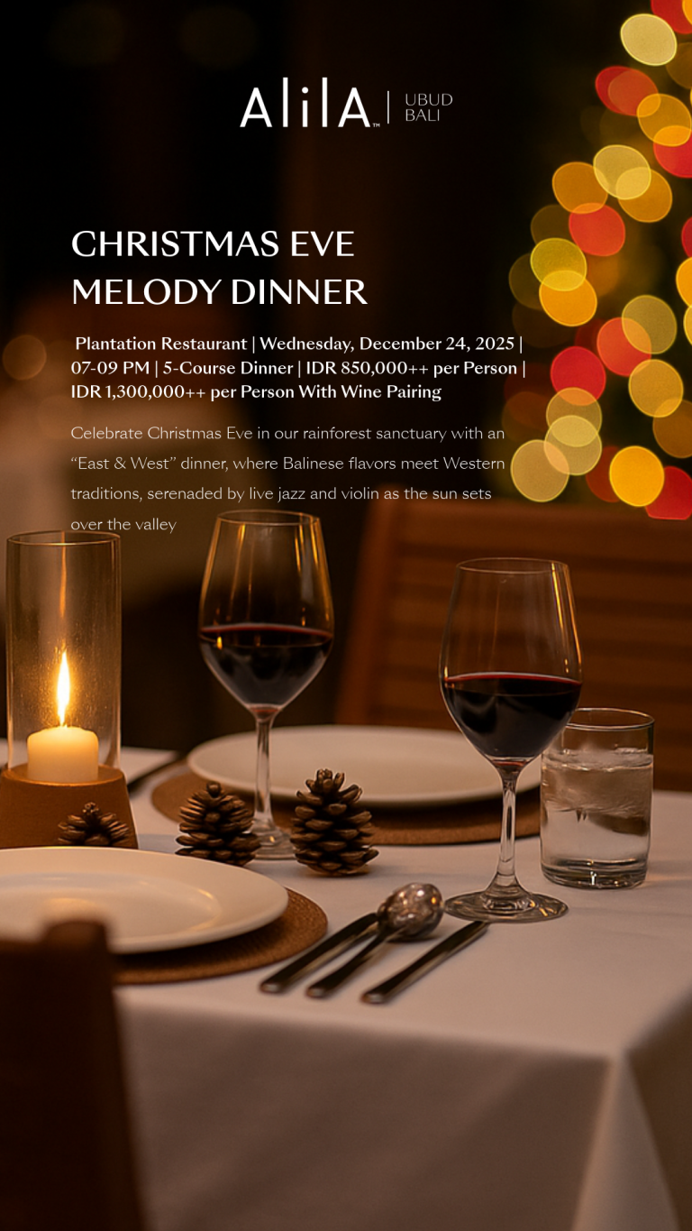 Alila Ubud Bali: Christmas Eve Melody Dinner🎄