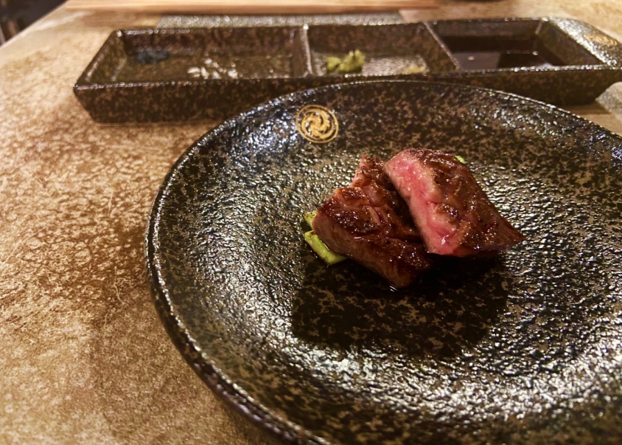 Steak at Yen Social restaurant in Berawa, Canggu, Bali