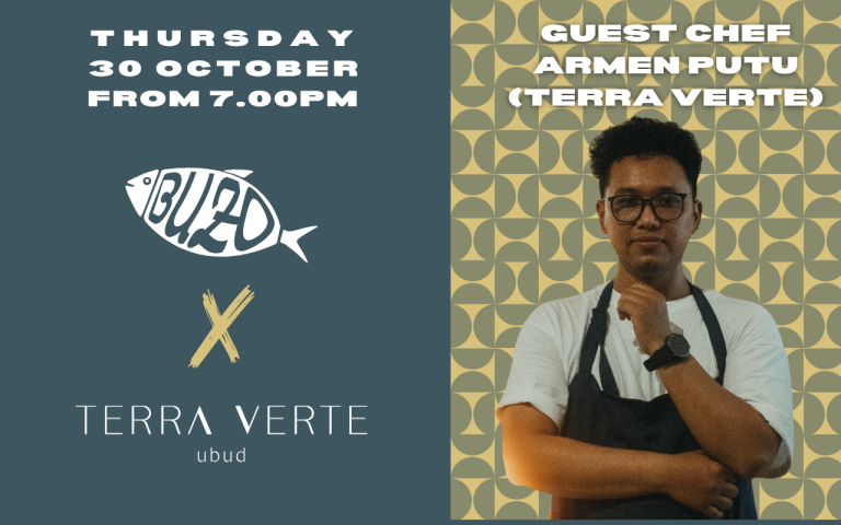 A Night of Culinary Dialogue: Chef Armen of Terra Verte Joins BUZO by Will Meyrick
