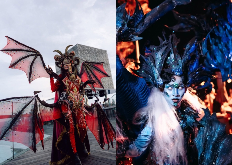 Costume contest for Halloween at Savaya Bali in Uluwatu