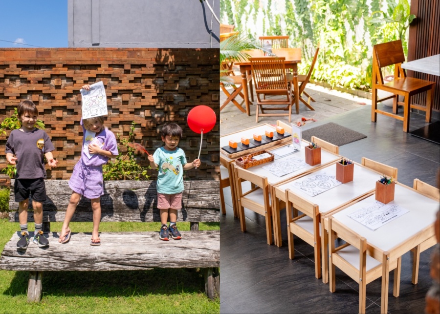 kids' cprner at WAHAHA restaurant in Jimbaran and Seminyak, Bali, Indonesia