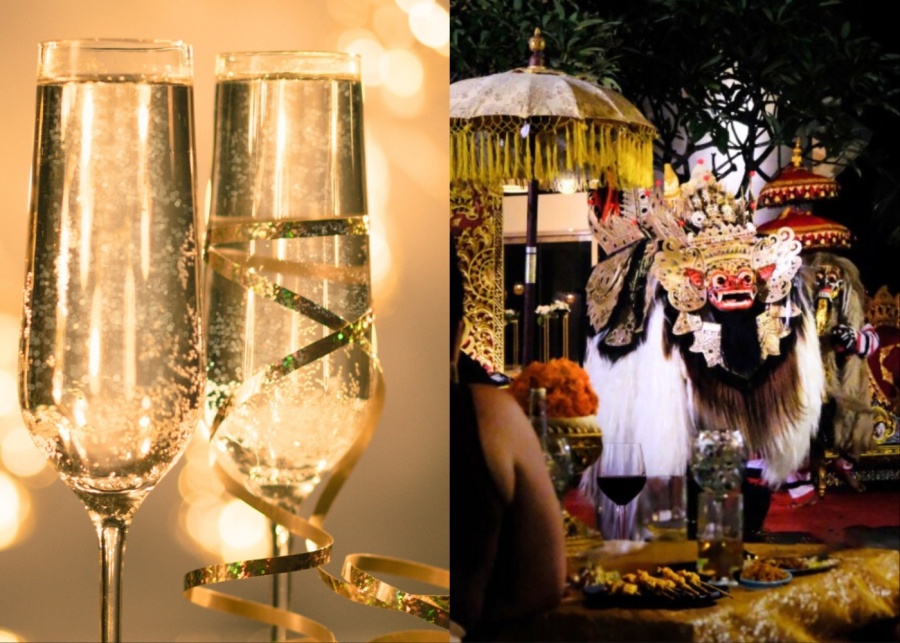 Two NYE parties at The Seminyak Beach Resort & Spa, in Bali, Indonesia 2025