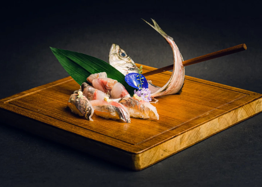 Salmon sashimi at sushi koen - best Japanese restaurant in Seminyak, Bali