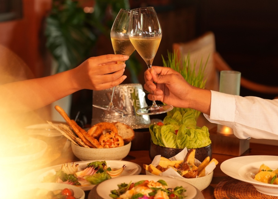 AMERTA New Year's Eve dinner at Anantara Ubud, Bali, Indonesia