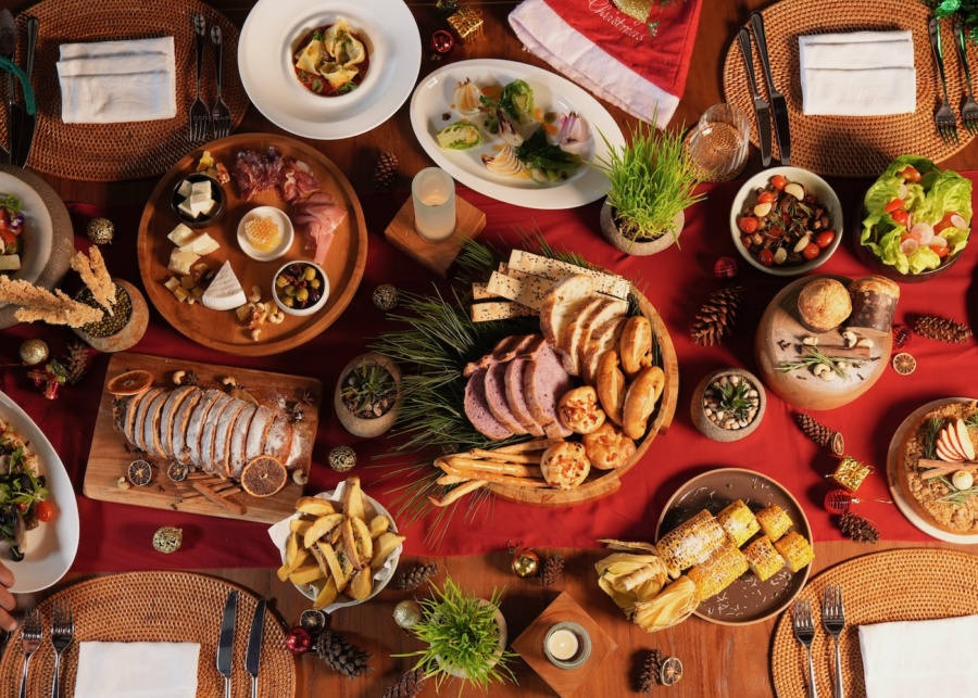 Amerta Christmas Eve dinner at Anantara Ubud, Bali, Indonesia