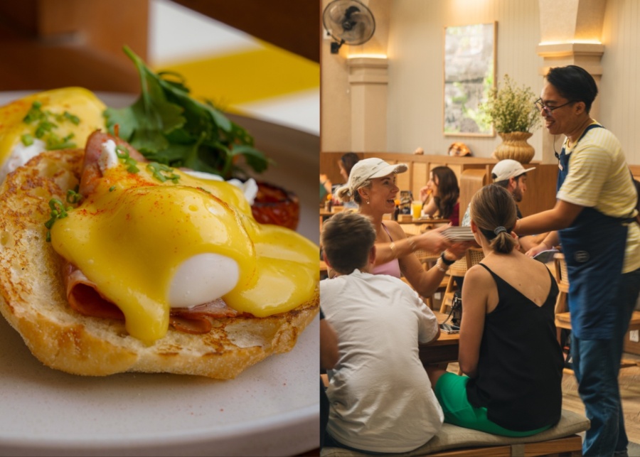 Food and interiors at Milk & Madu – a family-friendly cafe with air-con in Seminyak, Bali Indonesia