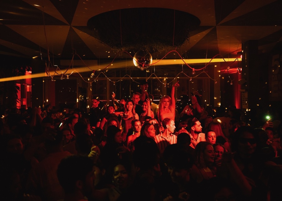 New Year's Eve at Da Maria restaurant and bar in Seminyak, Bali, indonesia