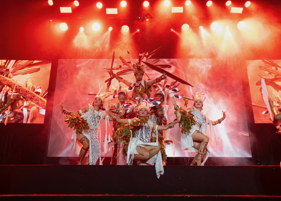 New Year's Eve cultural performance at The Apurva Kempinski Bali in Nusa Dua, bali