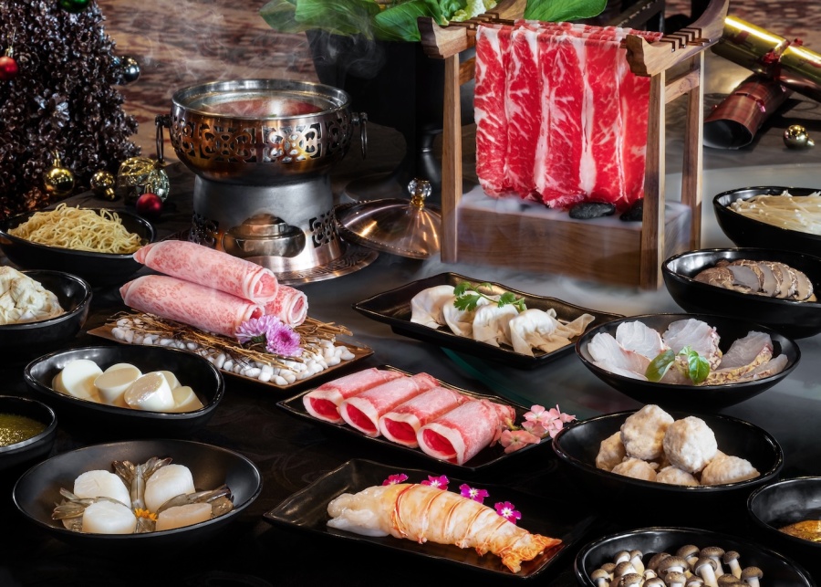 Be Merry Hot Pot Christmas Eve Dinner at Bai Yun – the Chinese restaurant at The Apurva Kempinski Bali in Nusa Dua, Bali, Indonesia