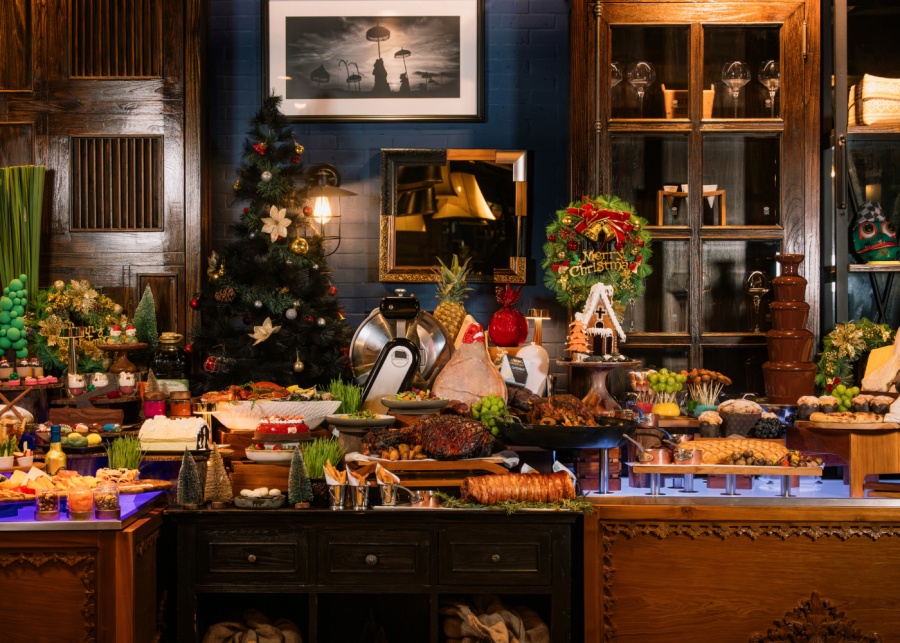 Christmas Eve buffet at Masa Restaurant, Hotel Indigo Bali Seminyak Beach, Indonesia - 2025