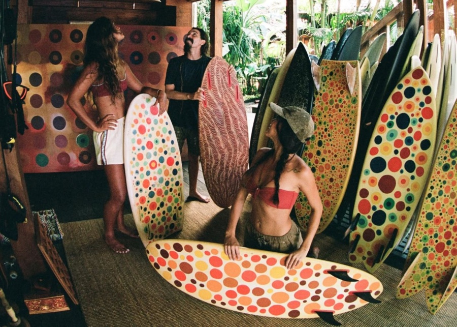 Surf boards at Drifter Surf Shop in Uluwatu, Bali, Indonesia