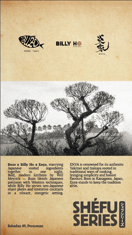 SHÉFU SERIES: A Night of Neo-Japanese Flavors
