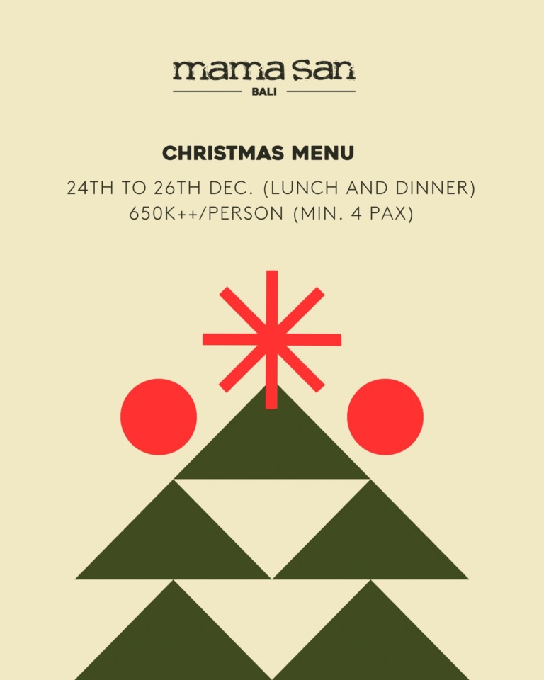 MAMASAN – Christmas Lunch & Dinner