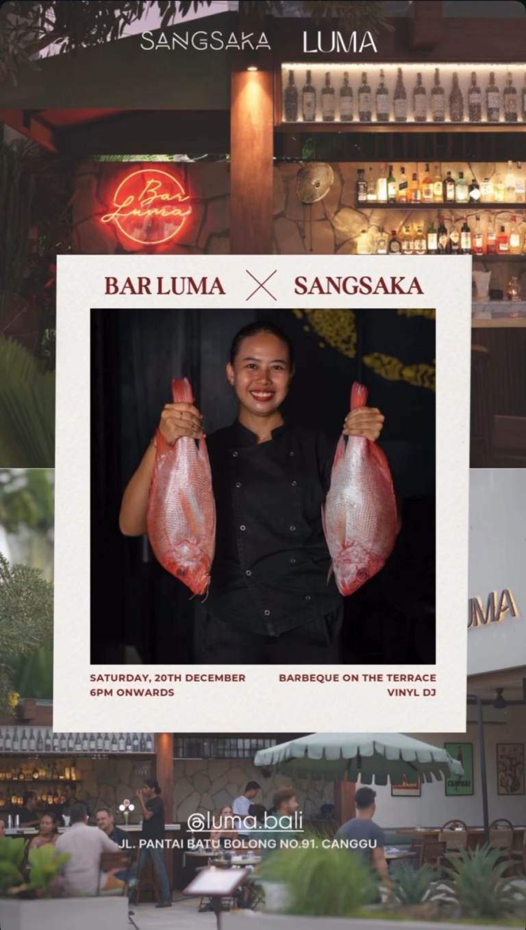 Bar Luma × Sangsaka: Sunset BBQ Night