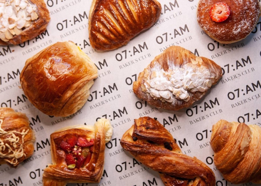 Viennoiseries baked daily at 7am Bakers in Umalas, near Seminyak, Bali, Indonesia
