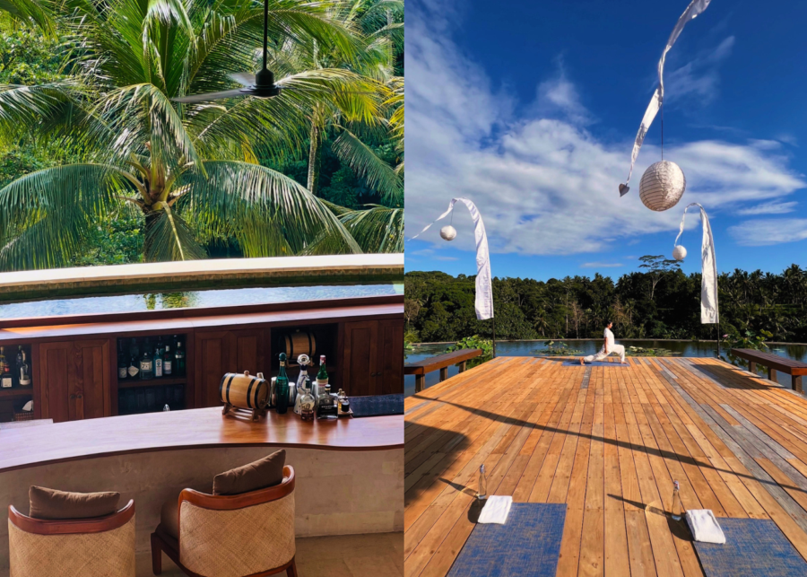 Four Seasons at Sayan, a luxury hotel and five-star resort in Ubud, Bali, Indonesia.