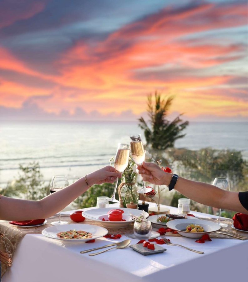 Celebrate Valentine’s Day with an intimate 4-course Italian dinner for two