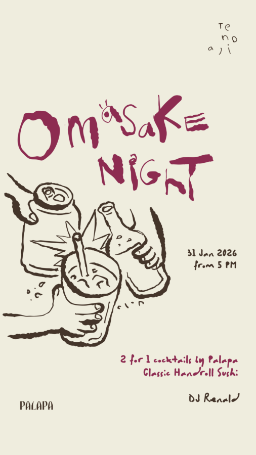 TE NO AJI – Omasake Night: Sip, Roll, Repeat