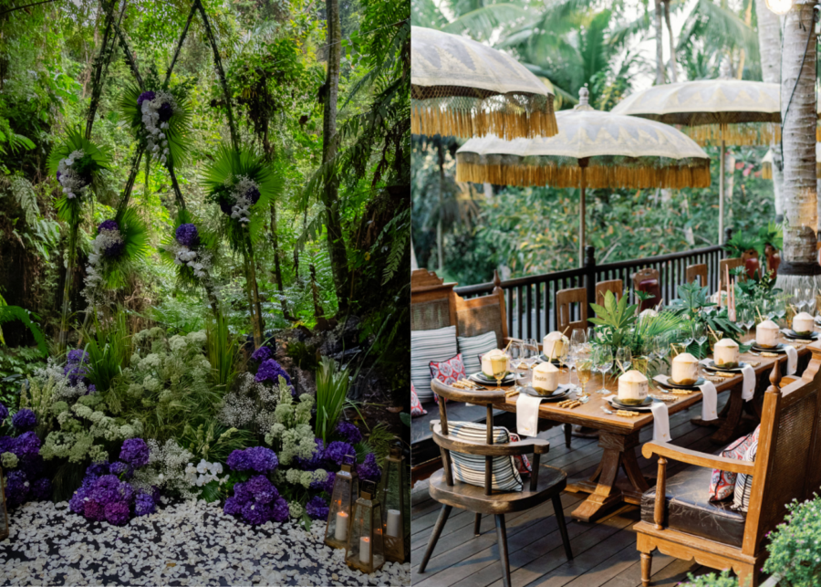 Weddings at Capella Ubud luxury resort, Bali, Indonesia