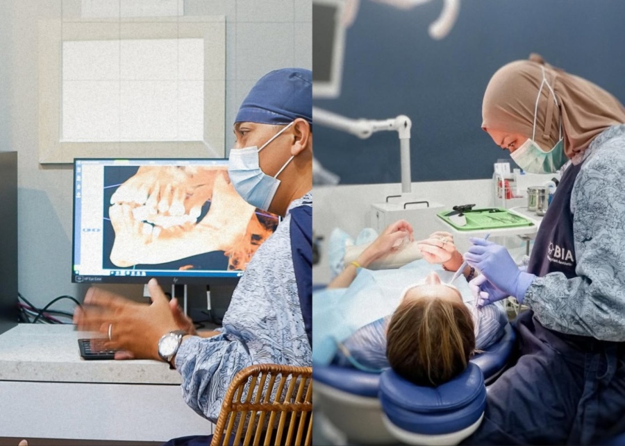 Consultation and dental treatment at Bali Implant Aesthetic in Seminyak