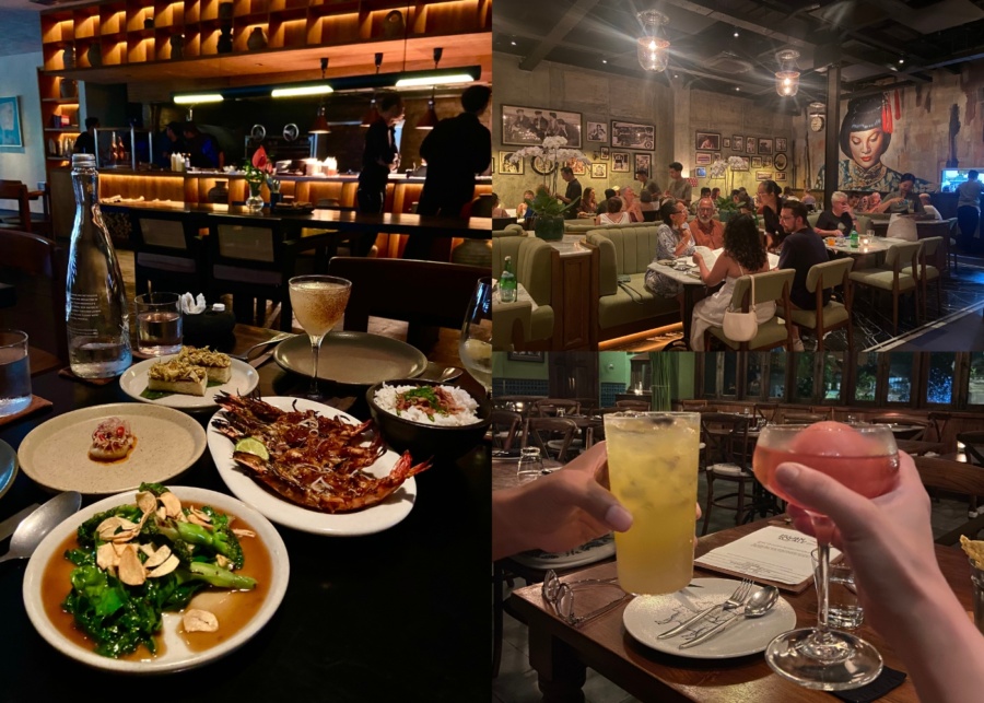 Food at Meimei in Canggu, interior at Mama San in Seminyak and cocktails at Hujan Locale in Ubud - the best Asian restaurants in Bali, Indonesia