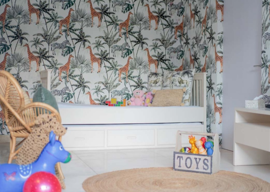 Kids bedroom with toys at Villa CassaMia - a family friendly villa in Jimbaran for holiday with kids in Bali Indonesia
