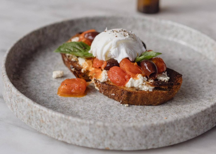 Breakfast food at Milk Cafe in Kuta Lombok - best for coffee and brunch