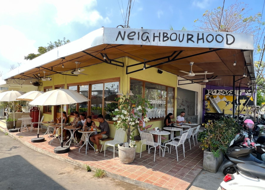 Neighbourhood Food cafes in Canggu, Bali, Indonesia - best for breakfast, brunch and lunch