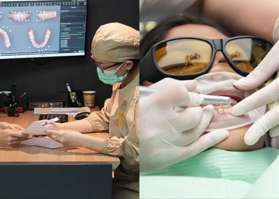 Professional dentist consultation and dental treatment at Sunset Dental clinic in Seminyak, Bali, Indonesia